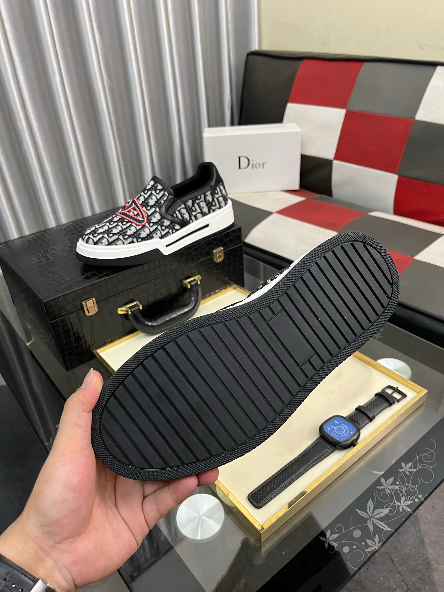 Men's Men's Shoes 💰400⌚️⌚️《Dior DIOR*》The latest and most popular casual shoes, top brand [seduce] luxury~purchase, top~quality. [Strong] The upper is made of imported breathable cowhide material ➕ breathable sheepskin feet (•) with fine workmanship. Original personalized fashionable soft rubber wear-resistant outsole, size: 38-442️⃣colors available